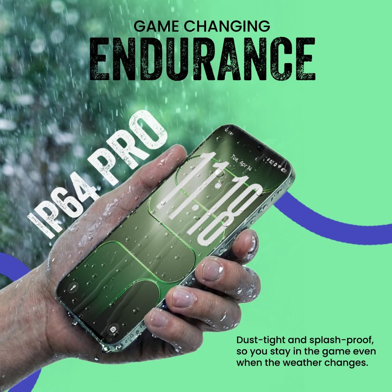 Tecno POP X 5G (Ripple Green, 4GB+128GB) | 6500mAh+45W Fast Charger | IP64 Pro | MIL-STD 810H Protection | Upto 18GB* RAM | Fastest 8X Network Speed* with URSP | 120Hz Smooth Display | AI Flash Snap - Image 13
