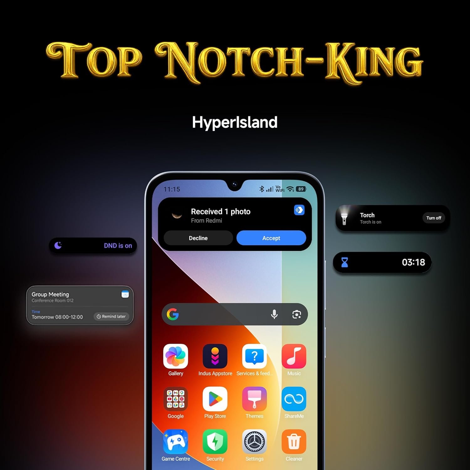 REDMI A7 Pro 5G (Black, 4GB RAM,128GB Storage) | Segment's Fastest Processor | Segment's Largest Battery | Segment's Largest & Smoothest 6.9in 120Hz Display - Image 6