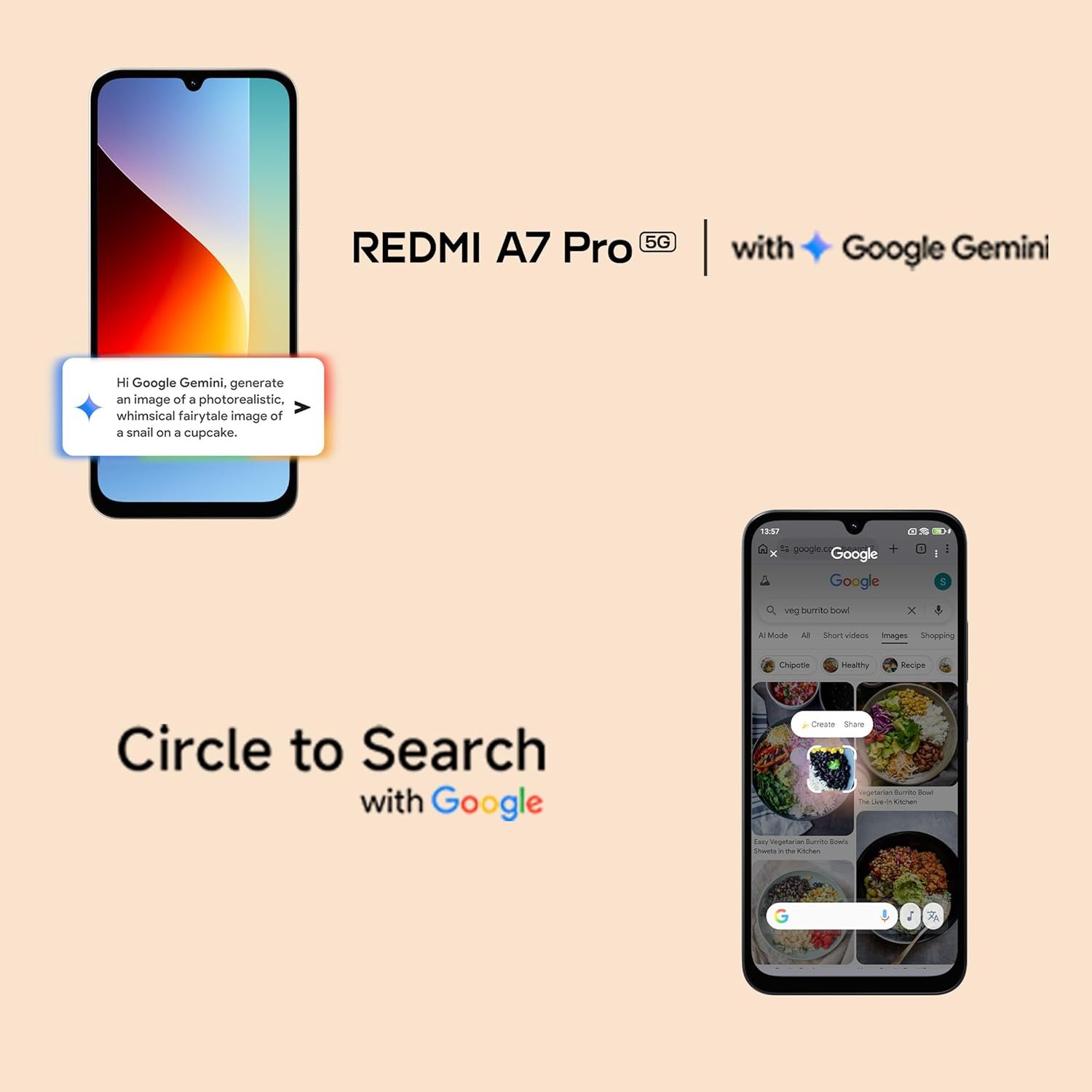 REDMI A7 Pro 5G (Black, 4GB RAM,128GB Storage) | Segment's Fastest Processor | Segment's Largest Battery | Segment's Largest & Smoothest 6.9in 120Hz Display - Image 4