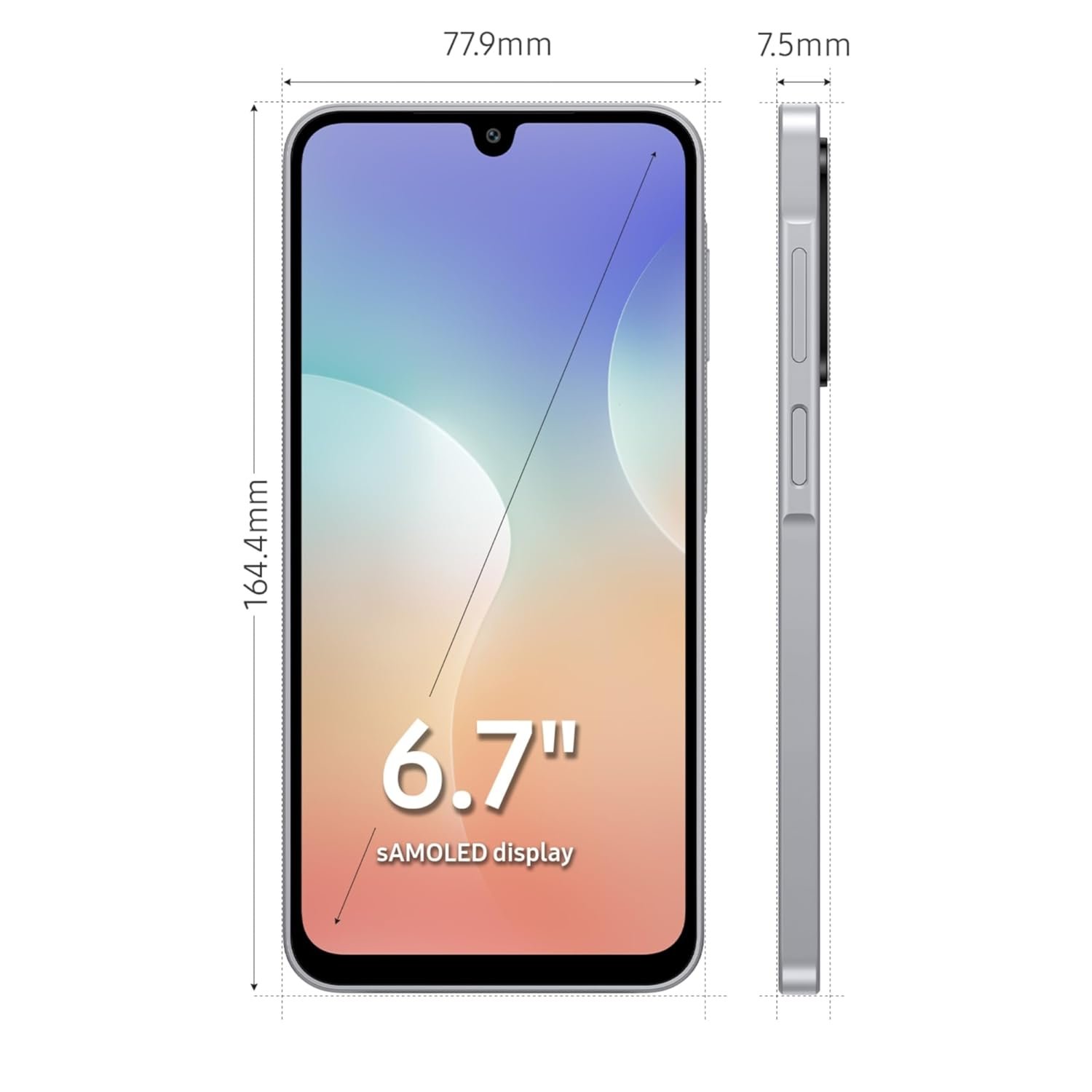 Samsung Galaxy M17 5G Mobile (Moonlight Silver, 8GB RAM, 128GB Storage) | 50MP OIS Triple Camera | Gorilla Glass Victus| IP54 | 6 Gen OS Upgrades | AI | Gemini Live | Lag-free Gaming | Without Charger - Image 4