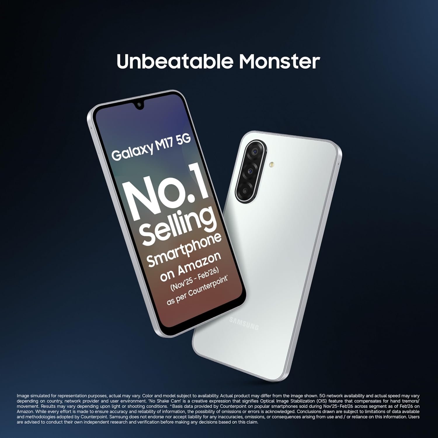 Samsung Galaxy M17 5G Mobile (Moonlight Silver, 8GB RAM, 128GB Storage) | 50MP OIS Triple Camera | Gorilla Glass Victus| IP54 | 6 Gen OS Upgrades | AI | Gemini Live | Lag-free Gaming | Without Charger - Image 7