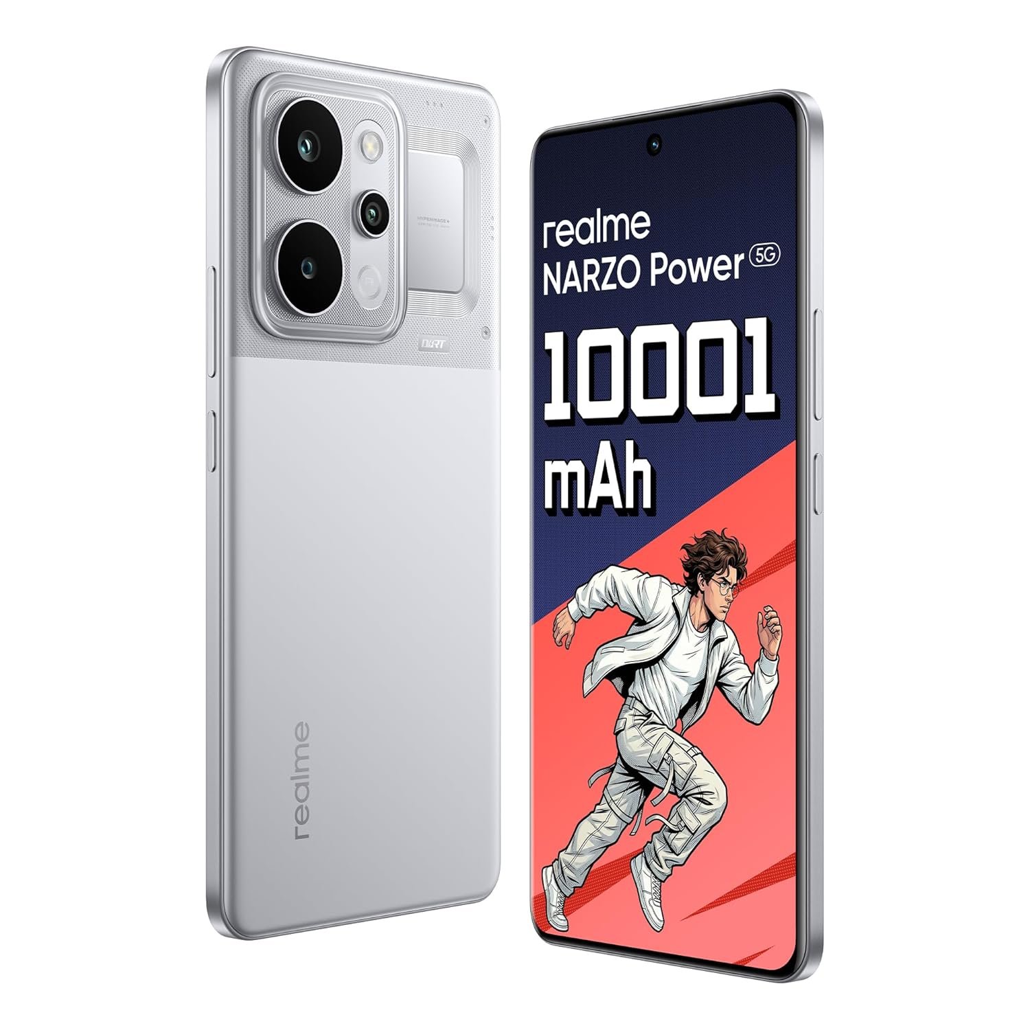 realme NARZO Power 5G (Titan Silver,8GB+256GB) 10001mAh Power. Stay Unstoppable. | 144Hz Curved+ AMOLED Display | Revolutionary Dual-Chip System | 50MP Sony OIS Camera - Image 17