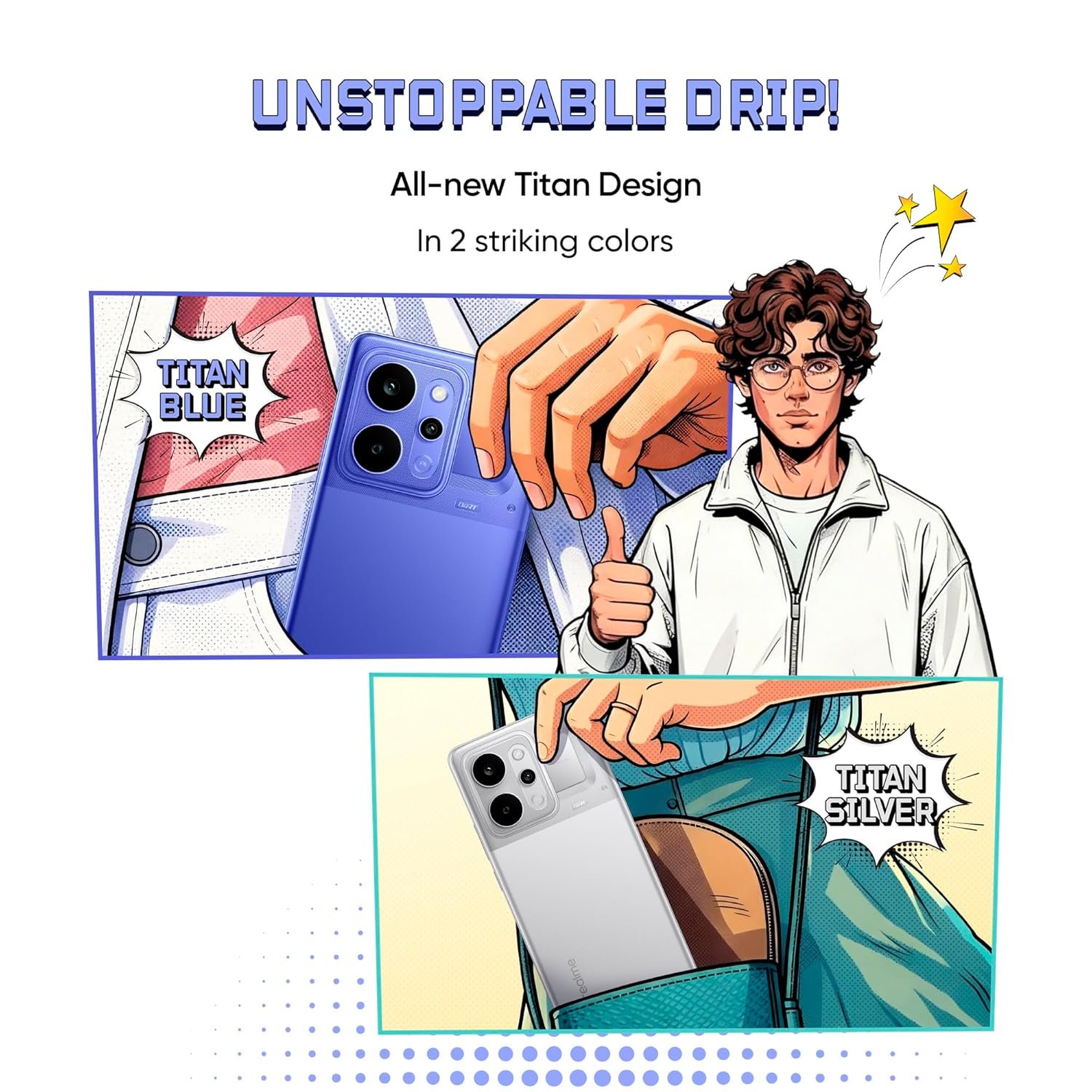 realme NARZO Power 5G (Titan Silver,8GB+256GB) 10001mAh Power. Stay Unstoppable. | 144Hz Curved+ AMOLED Display | Revolutionary Dual-Chip System | 50MP Sony OIS Camera - Image 12