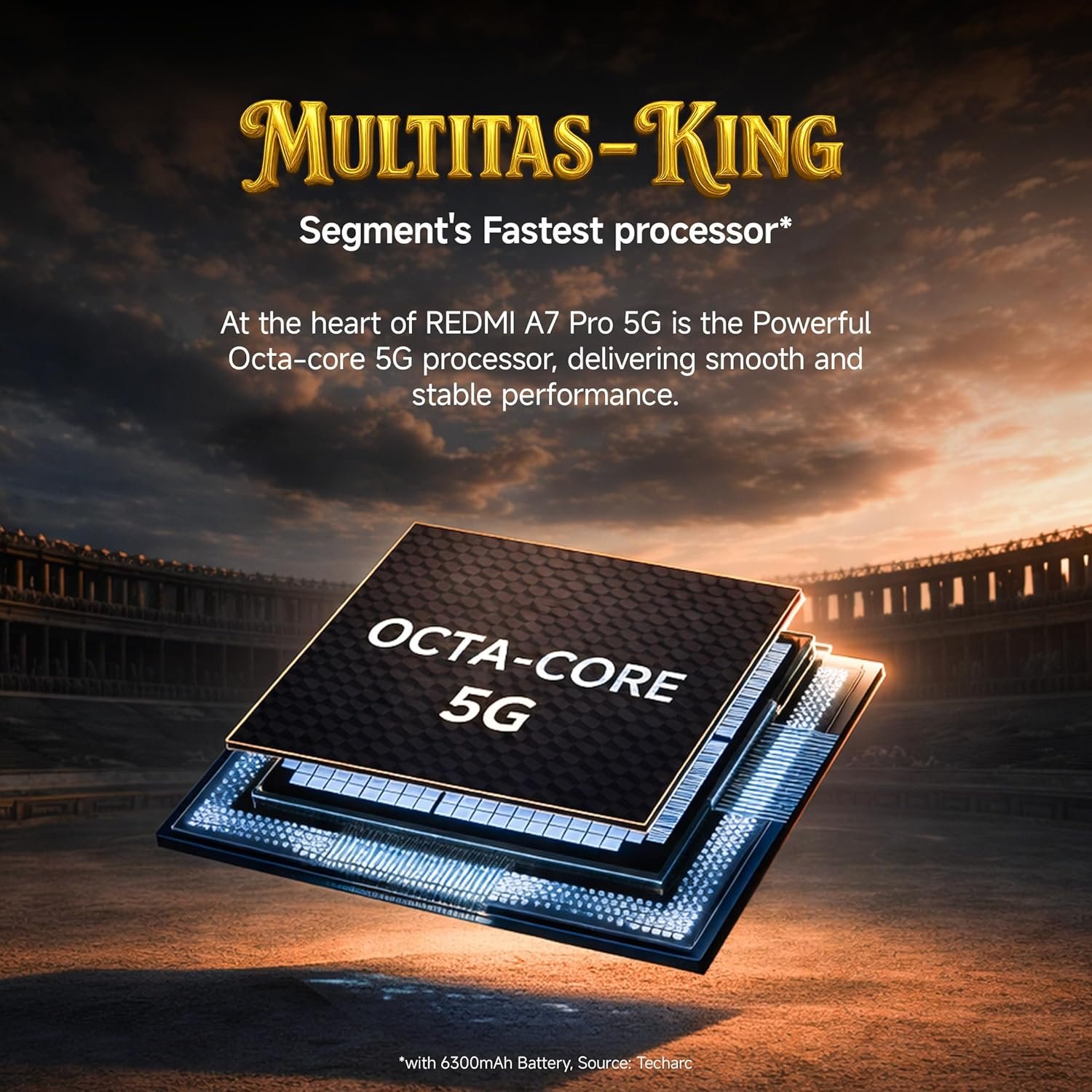 REDMI A7 Pro 5G (Black, 4GB RAM,128GB Storage) | Segment's Fastest Processor | Segment's Largest Battery | Segment's Largest & Smoothest 6.9in 120Hz Display - Image 12