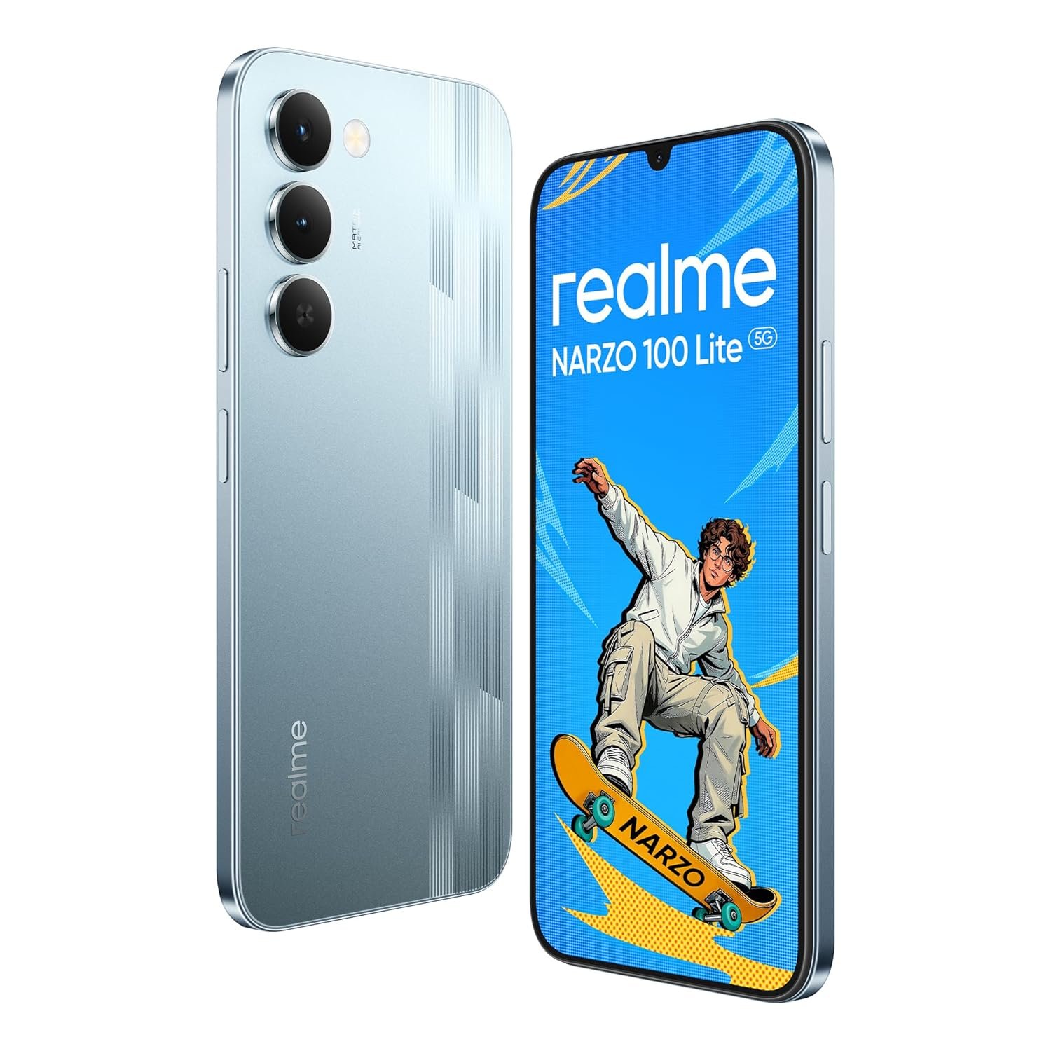 realme narzo 100 Lite 5G (Frost Silver,4GB+128GB) | 7000mAh Titan Battery | 4 Years, Zero Lag | 144 Hz Ultra Smooth Display | 6 nm Octa-core 5G Chipset | Color Pop Design | VC Cooling - Image 10